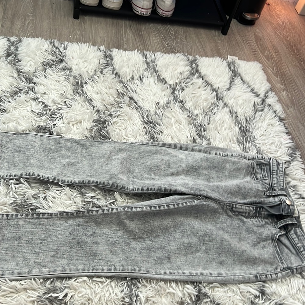 Gray jeans
